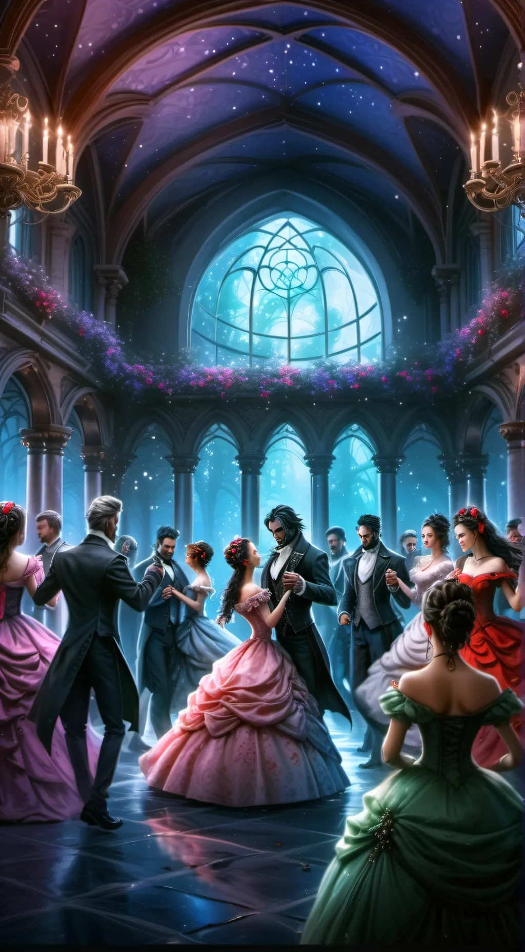 ai character: 👯‍♀️yull ball background