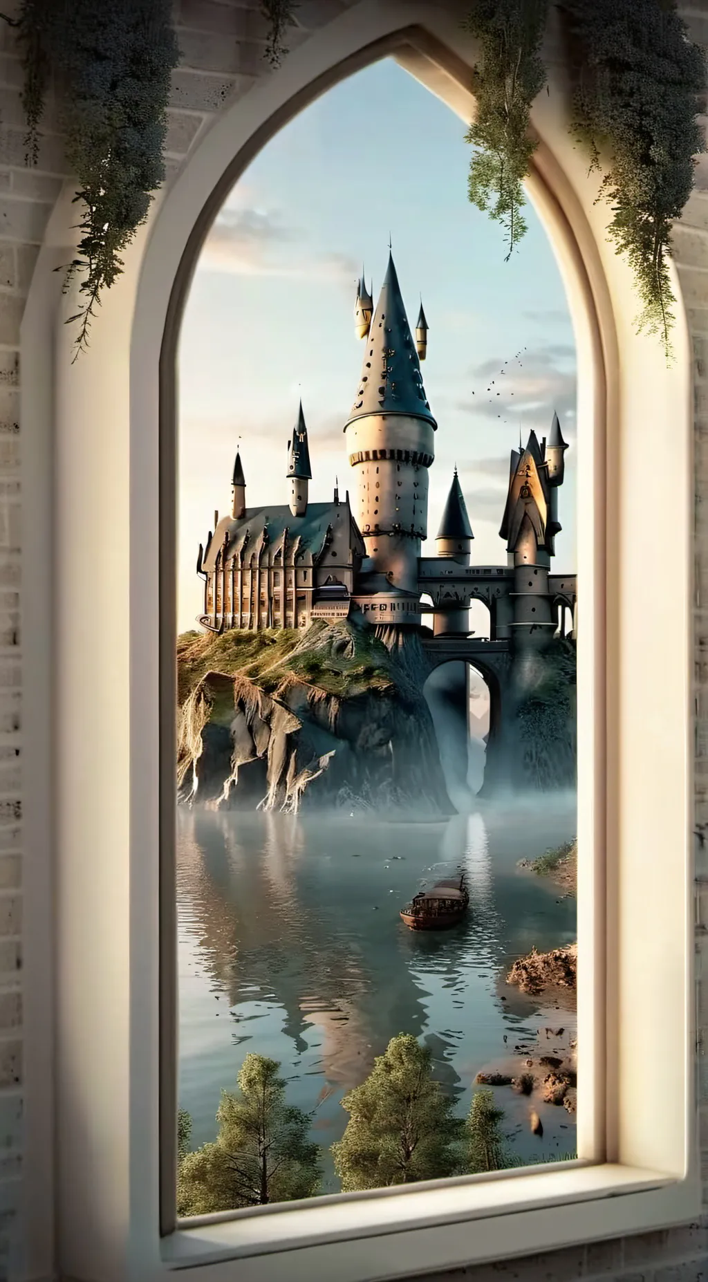 ai character: Hogwarts background