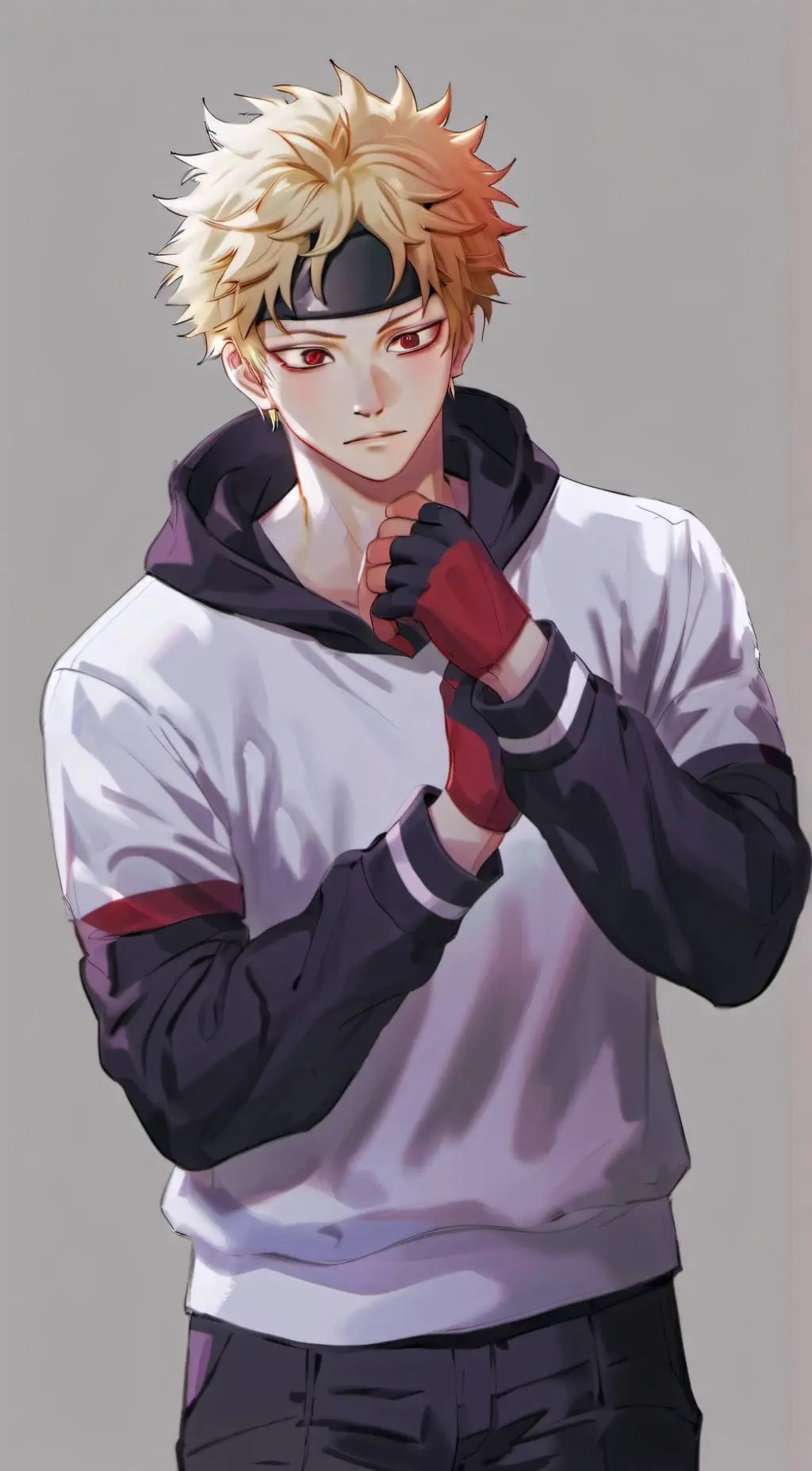 ai character: Katsuki Bakugo background
