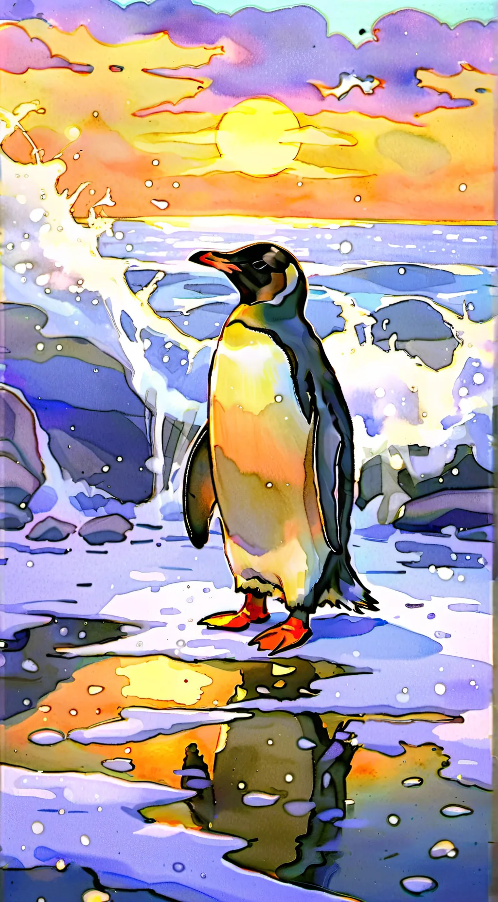 ai character: Pengu background