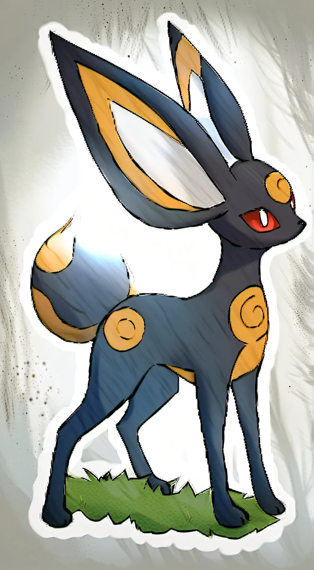 ai character: Umbreon  background