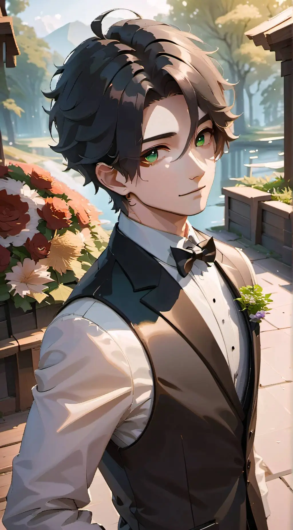 ai character: Max background