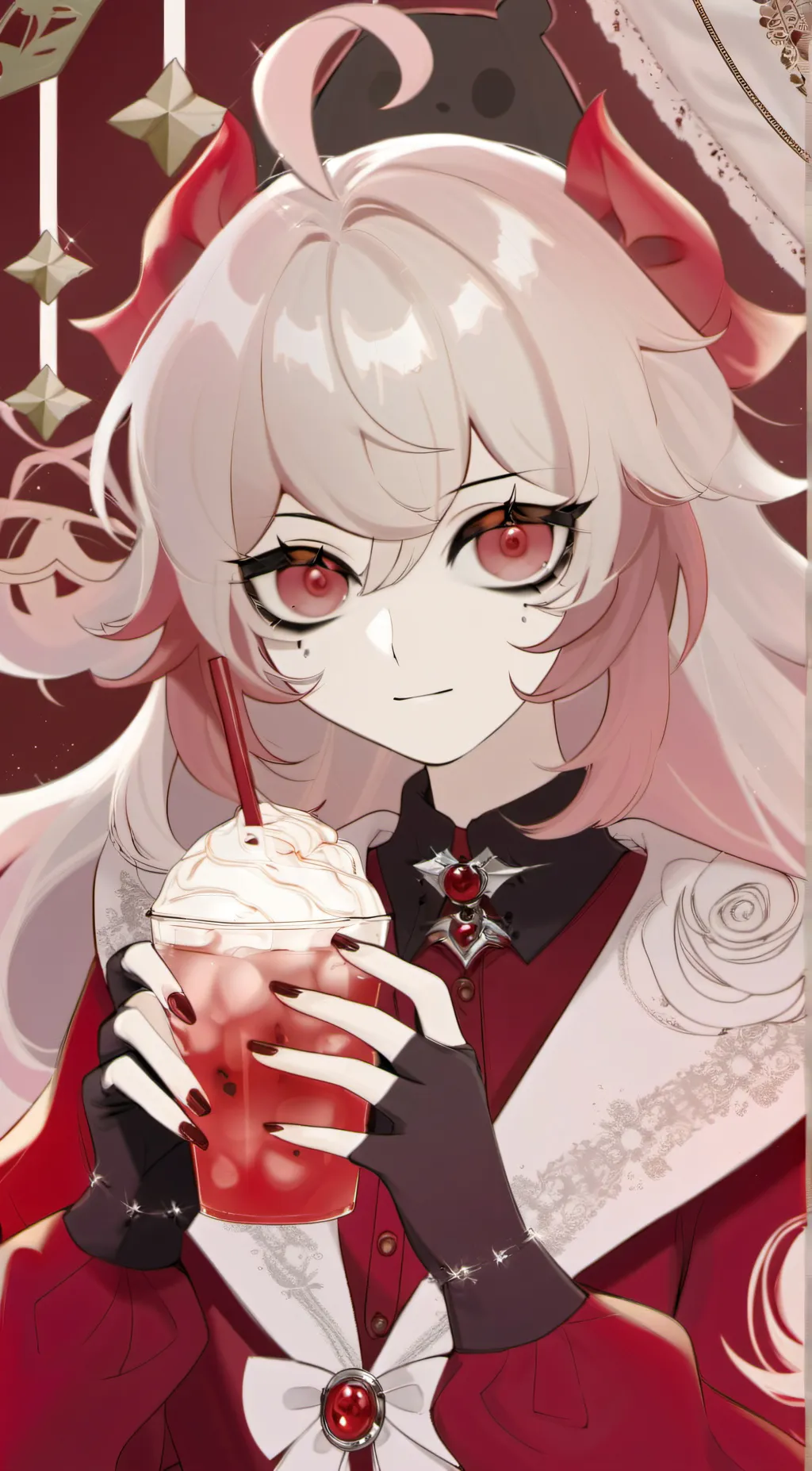 ai character: husk as a girl background