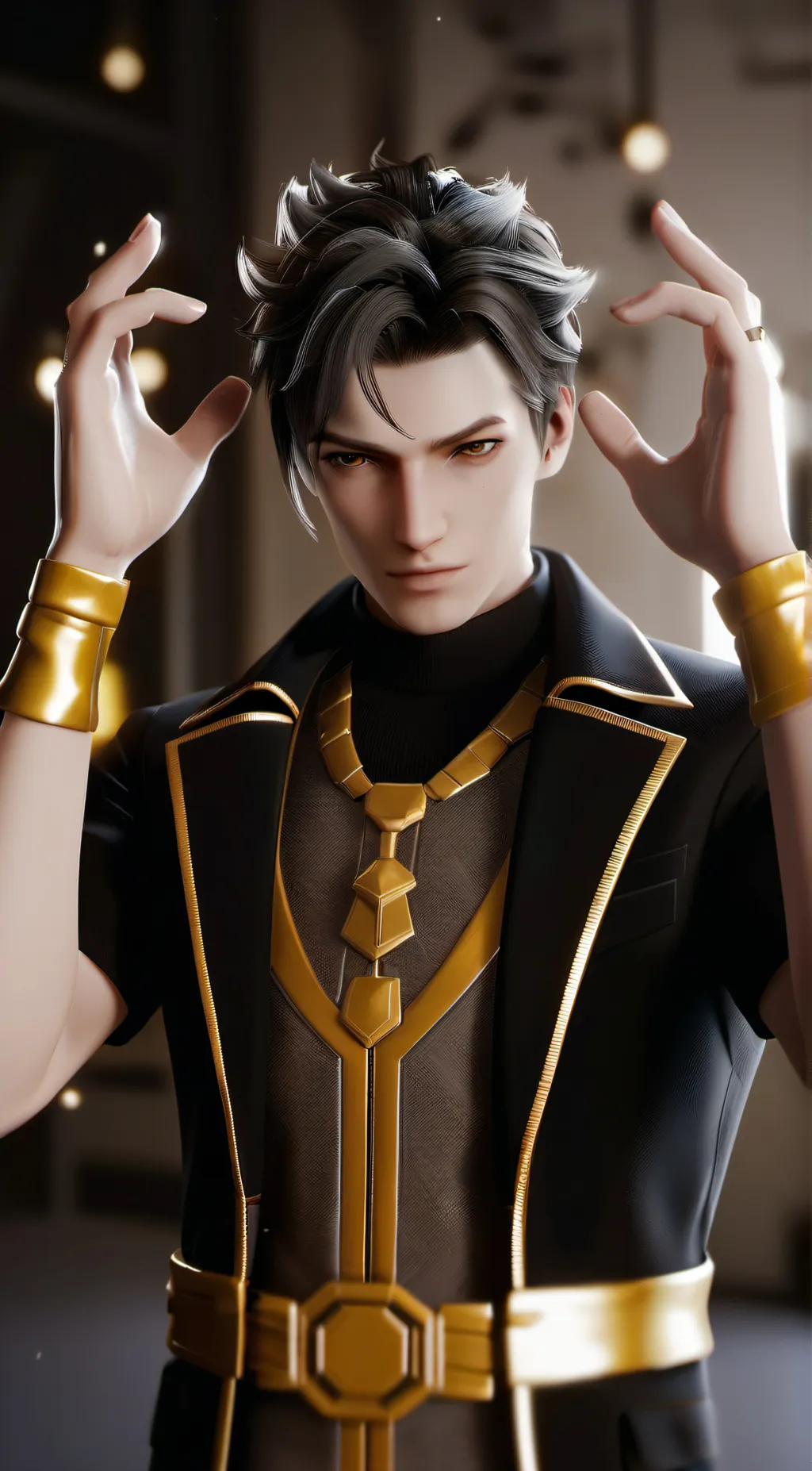 ai character: midas background