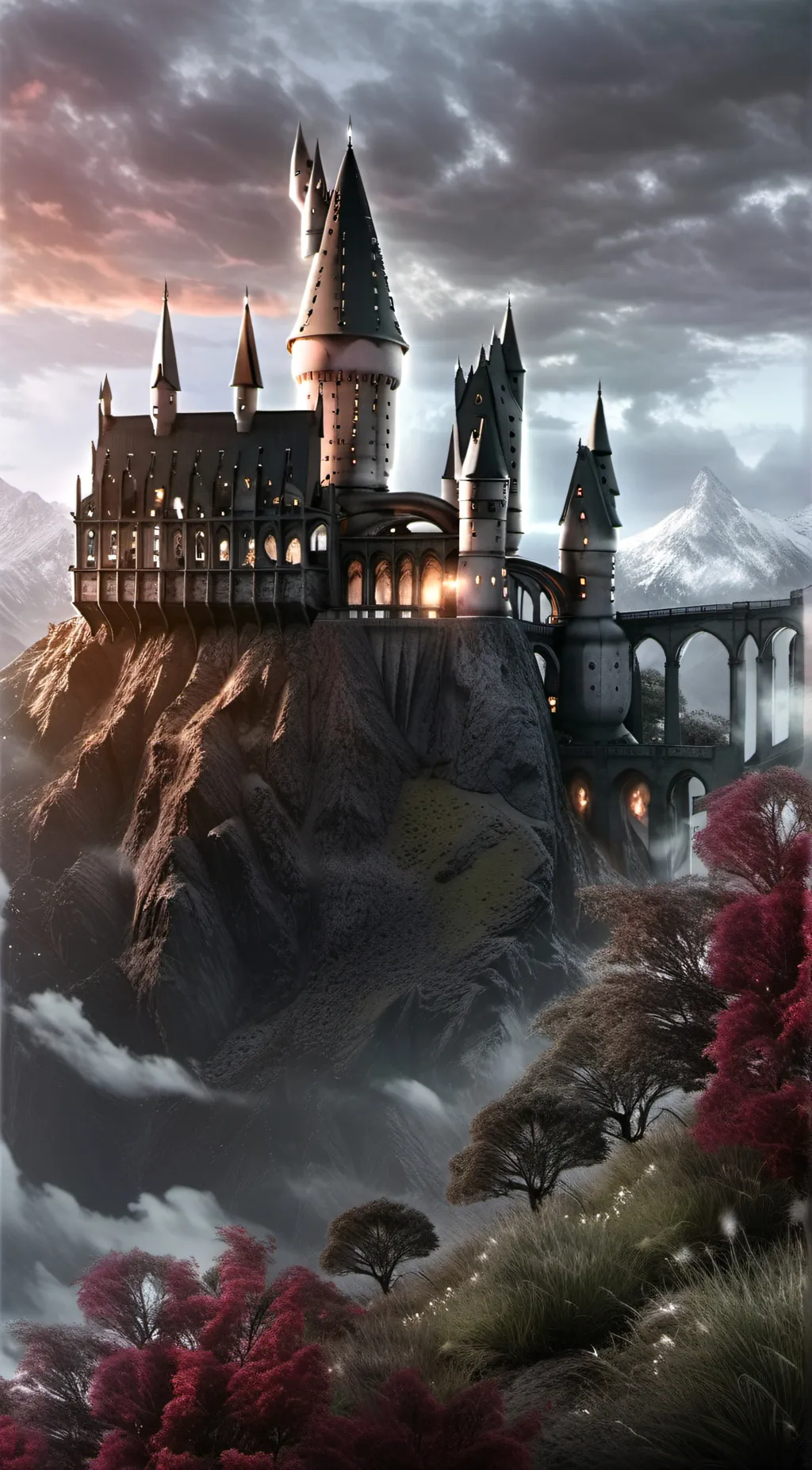 ai character: TeacherAU Hogwarts background