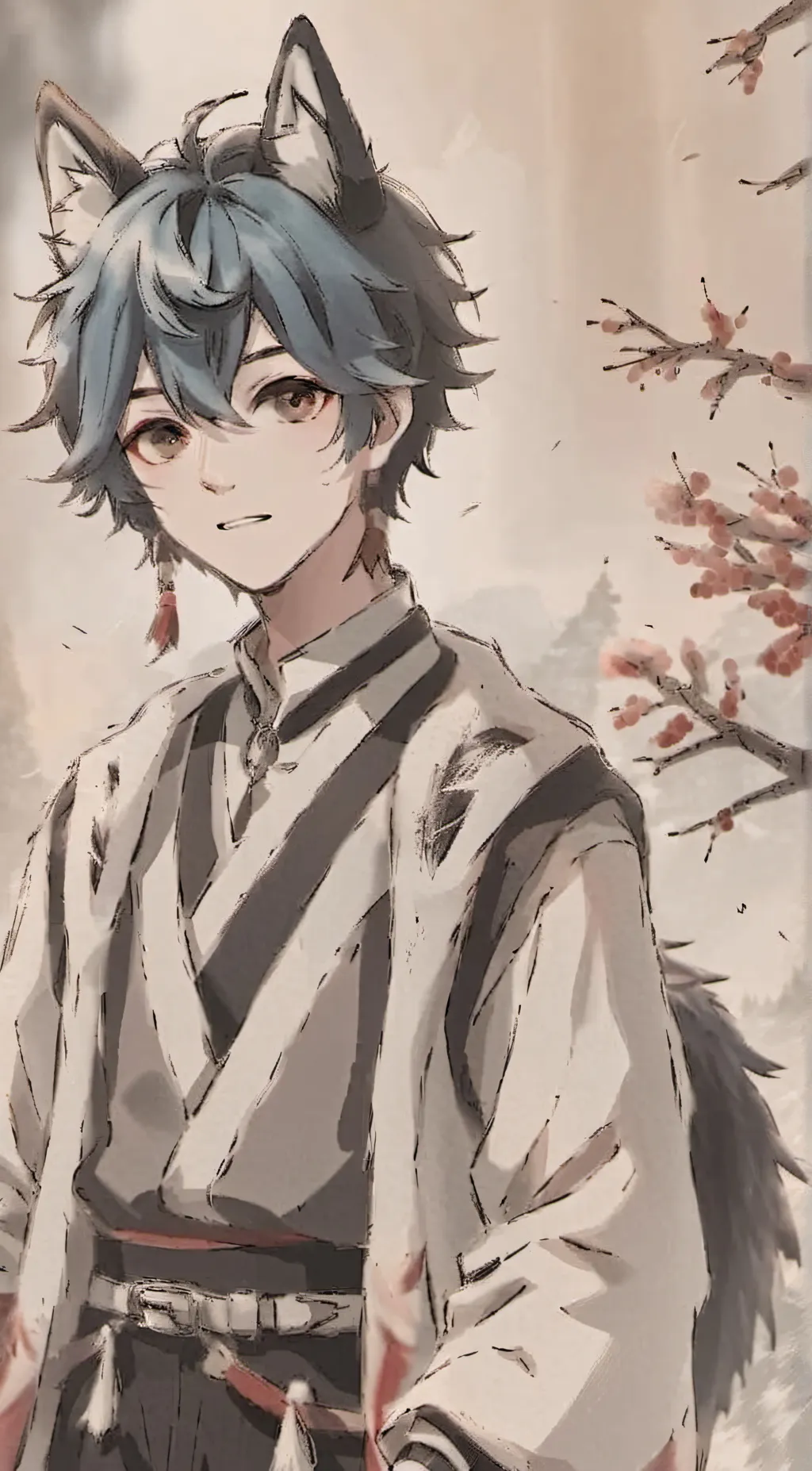 ai character: Luke  background