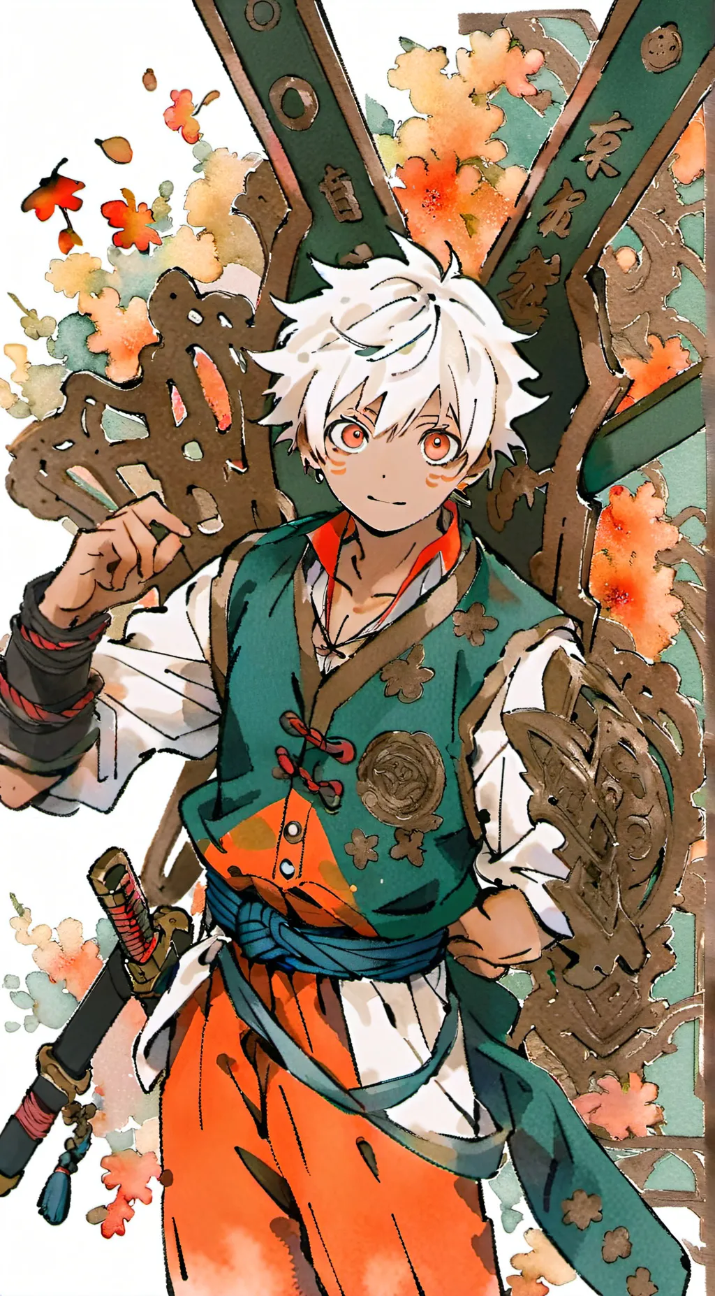 ai character: drunk bakugo  background