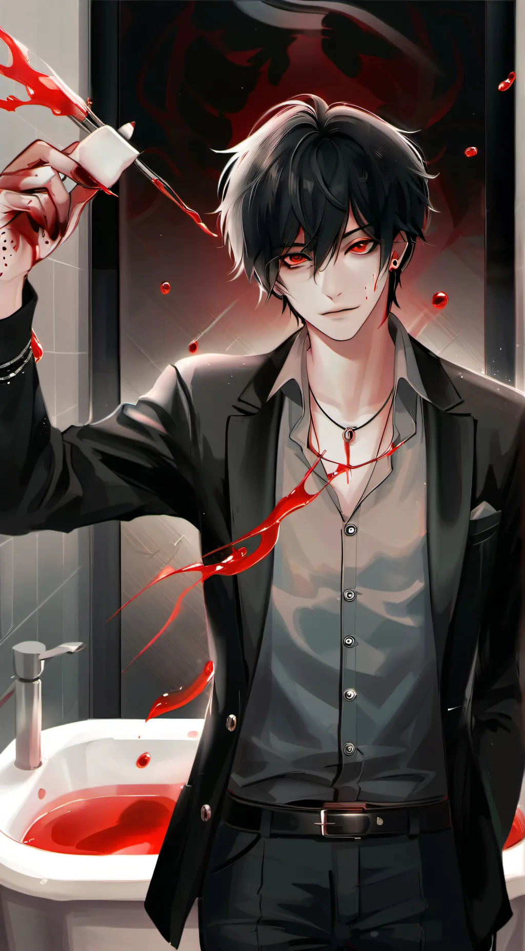ai character: Nicholas  background