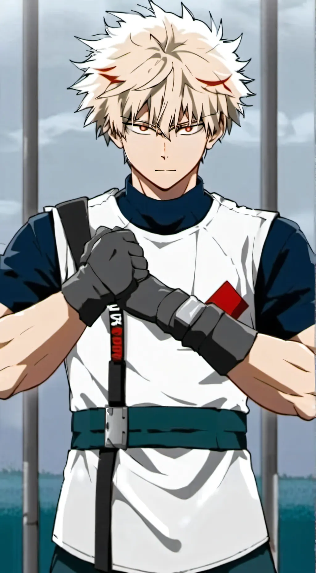 ai character: Bakugou  background
