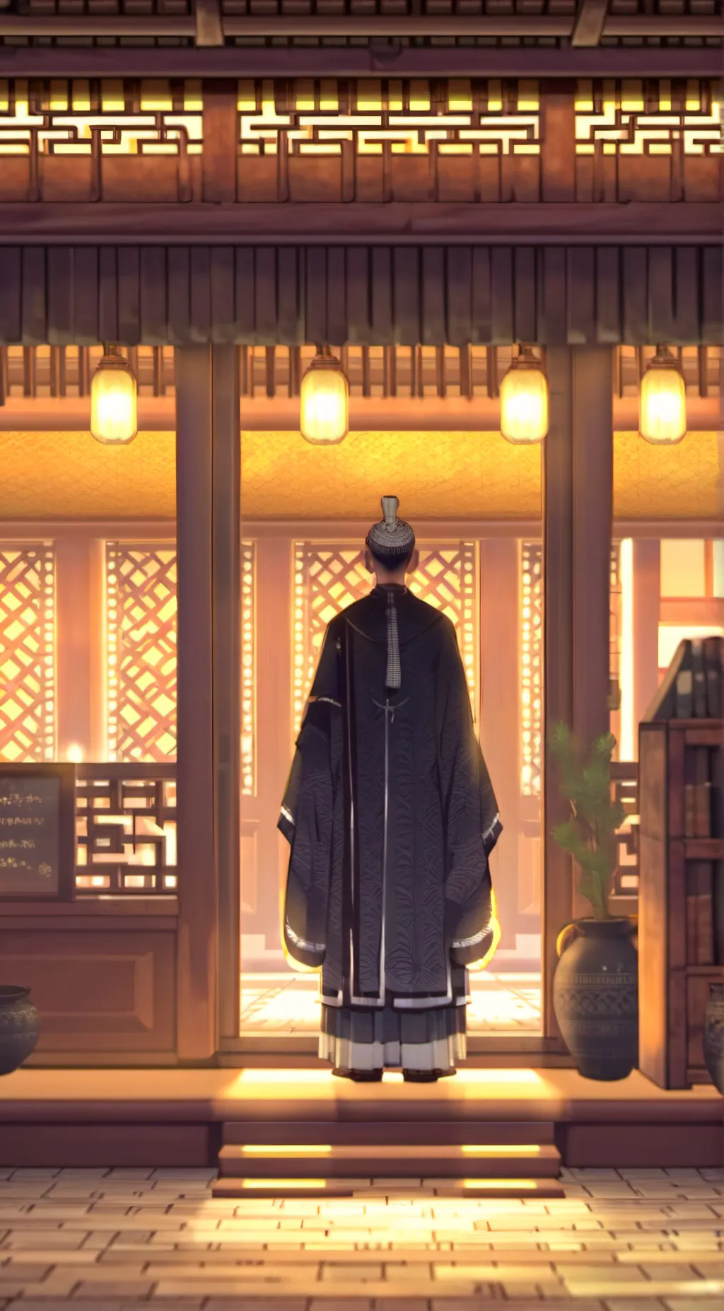 ai character: Ultimate DarkLight background