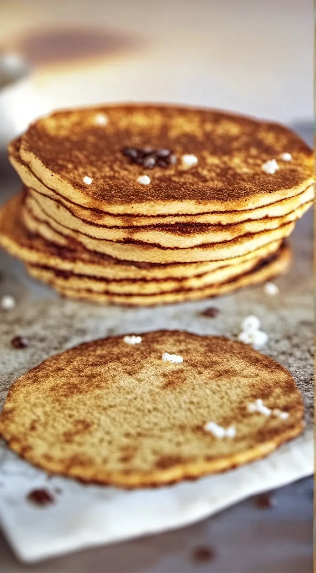 ai character: Pancakes  background