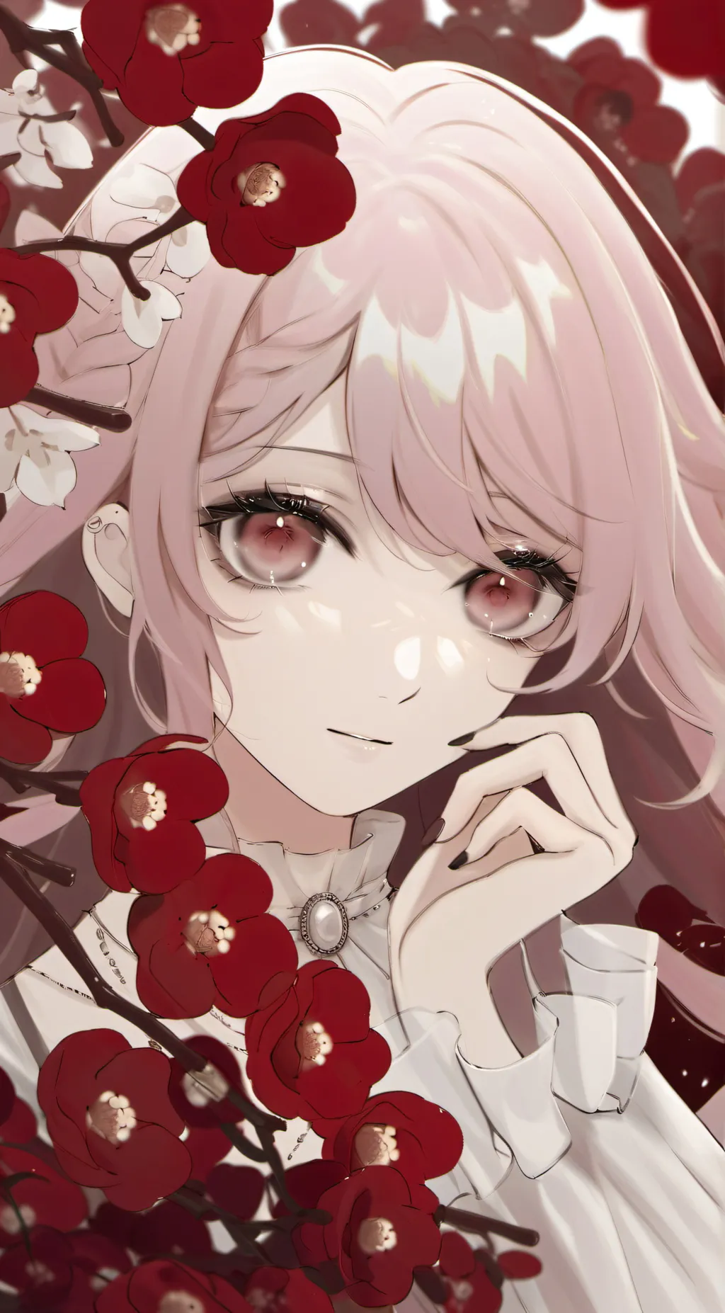 ai character: Rose background