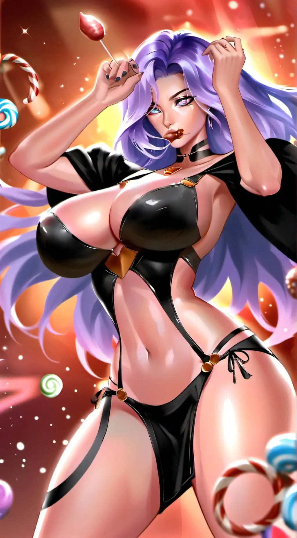 ai character: Lolly Pop background