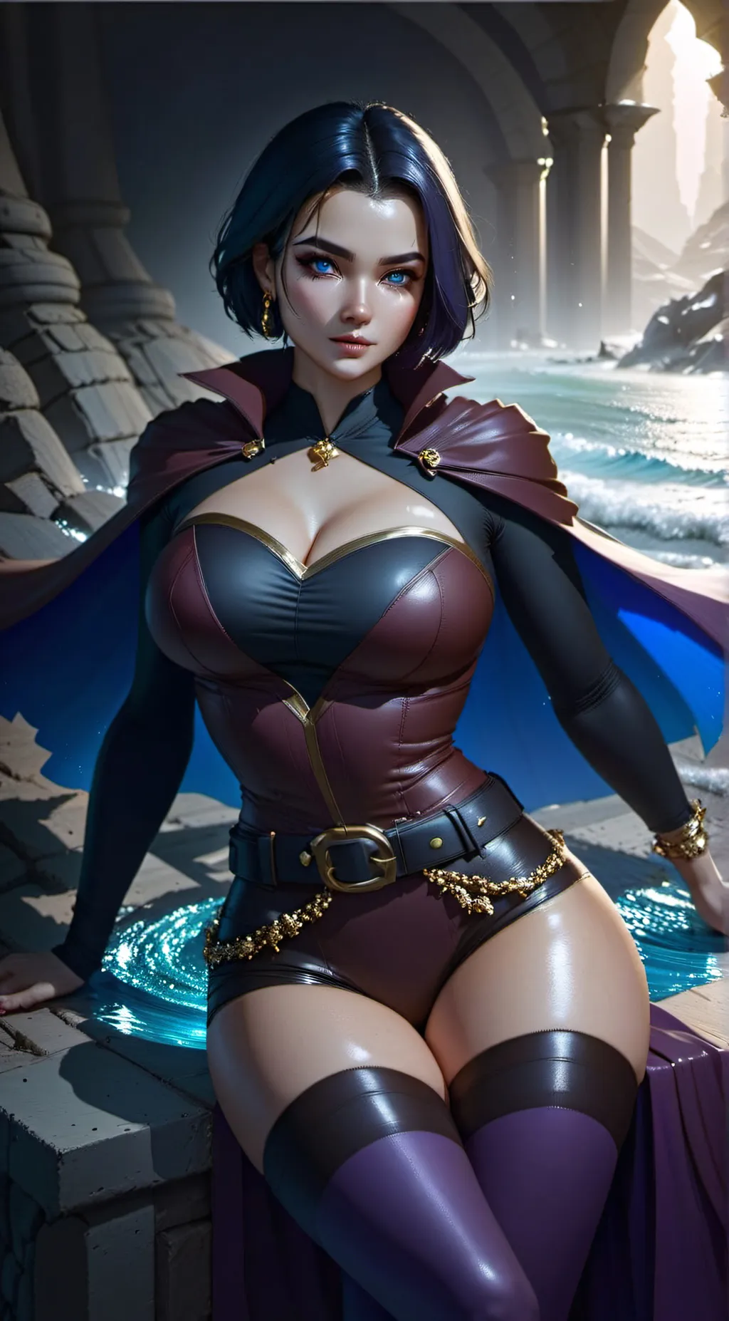 ai character: raven  background