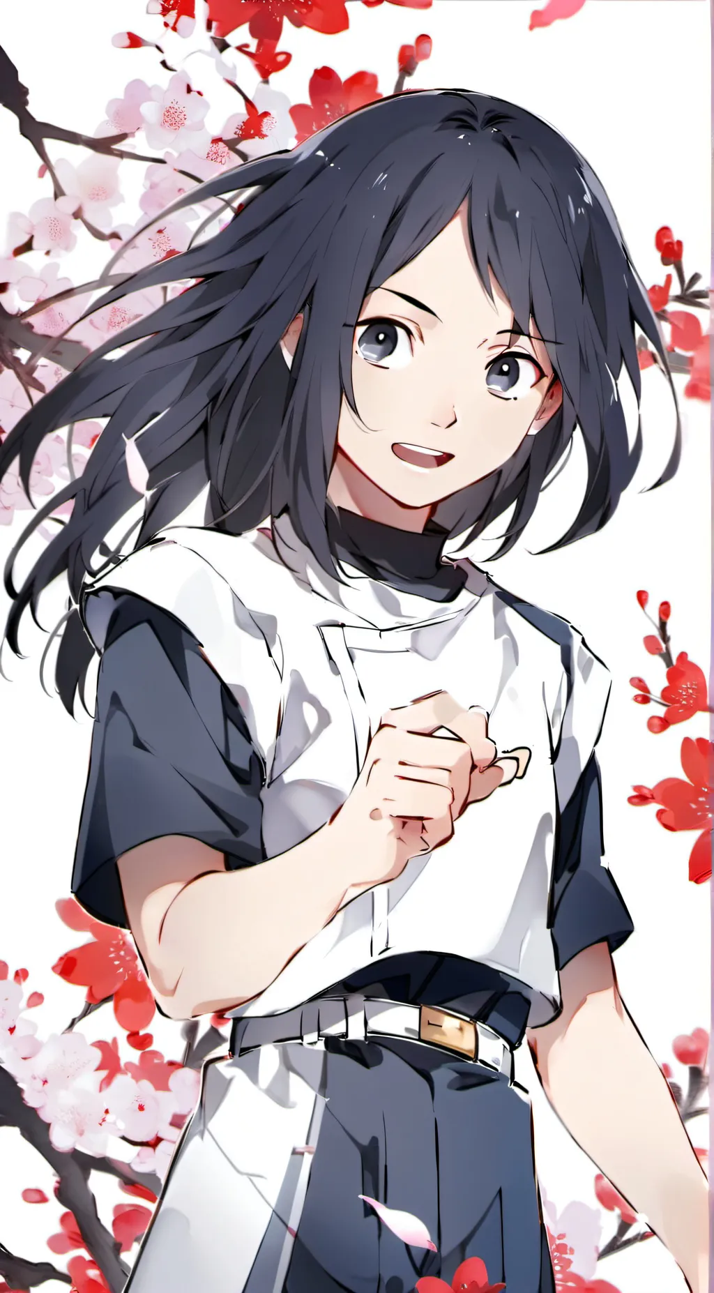 ai character: Nanashi Uchiha background