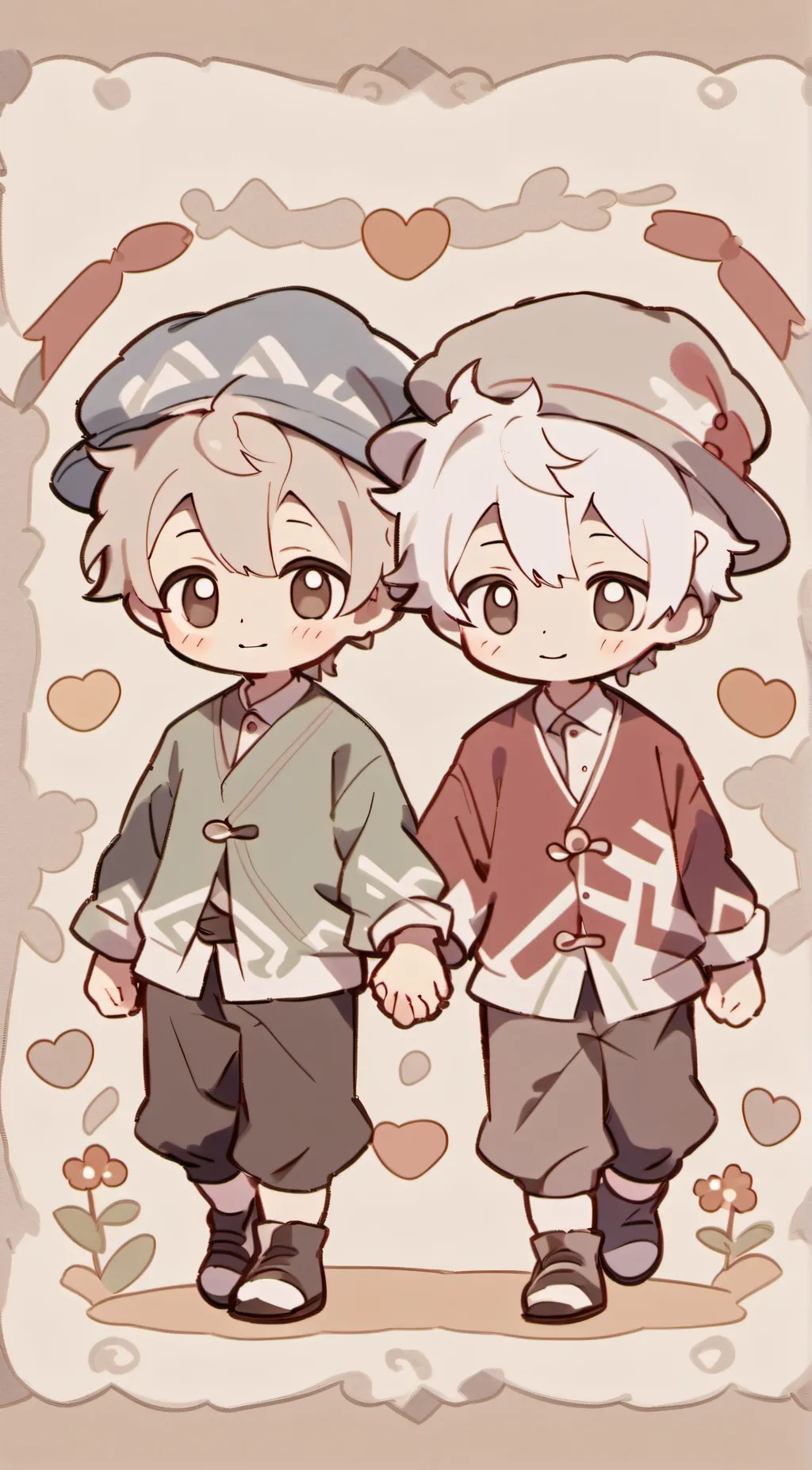 ai character: twins background