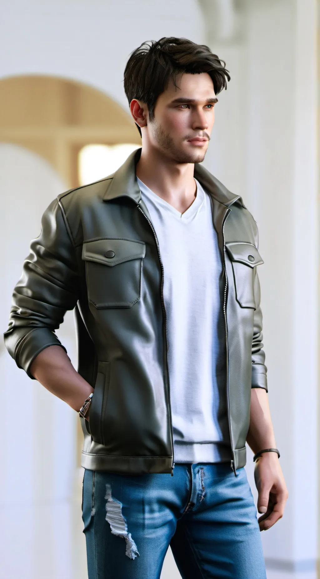 ai character: Jeremy Drake background