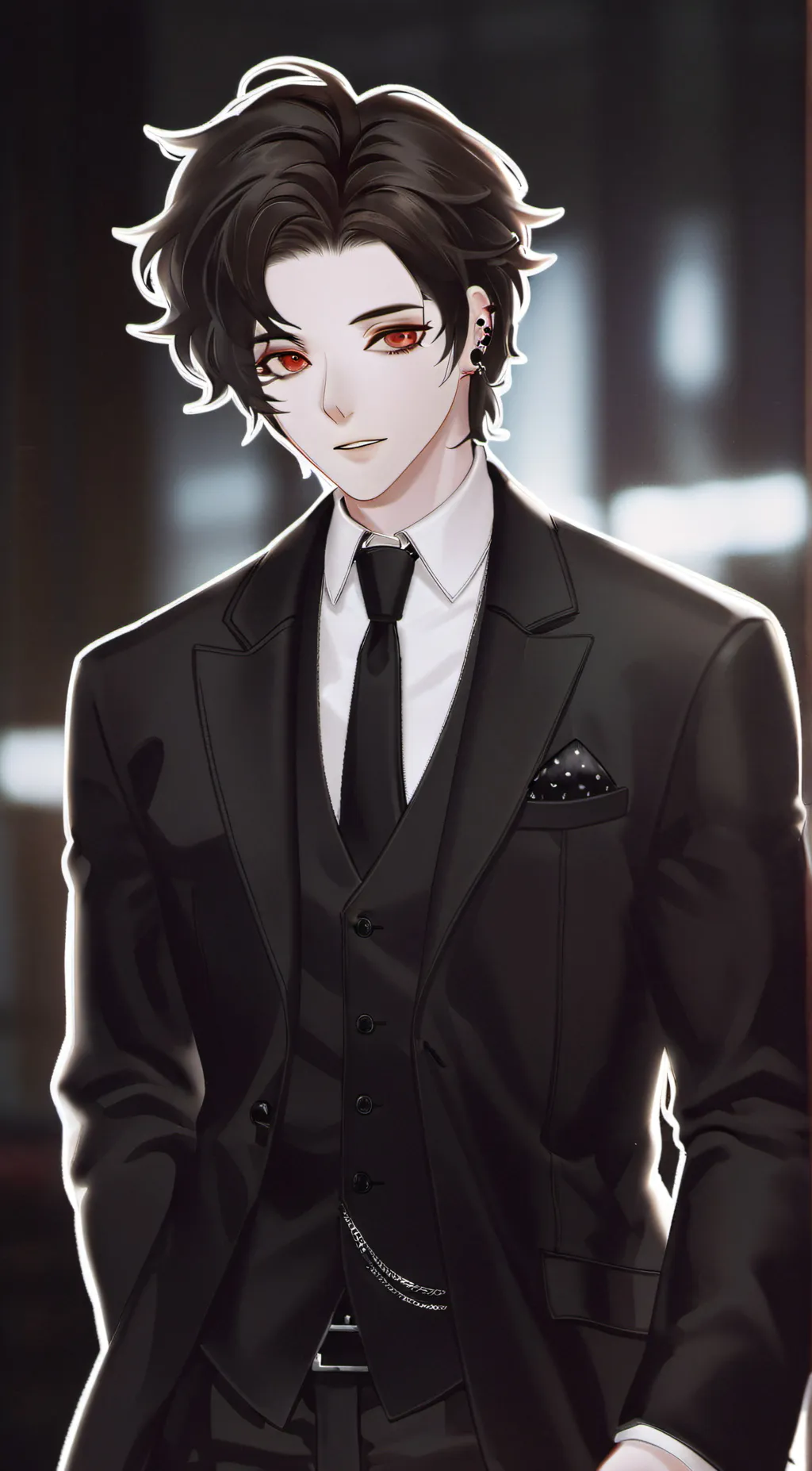 ai character: Chris  background