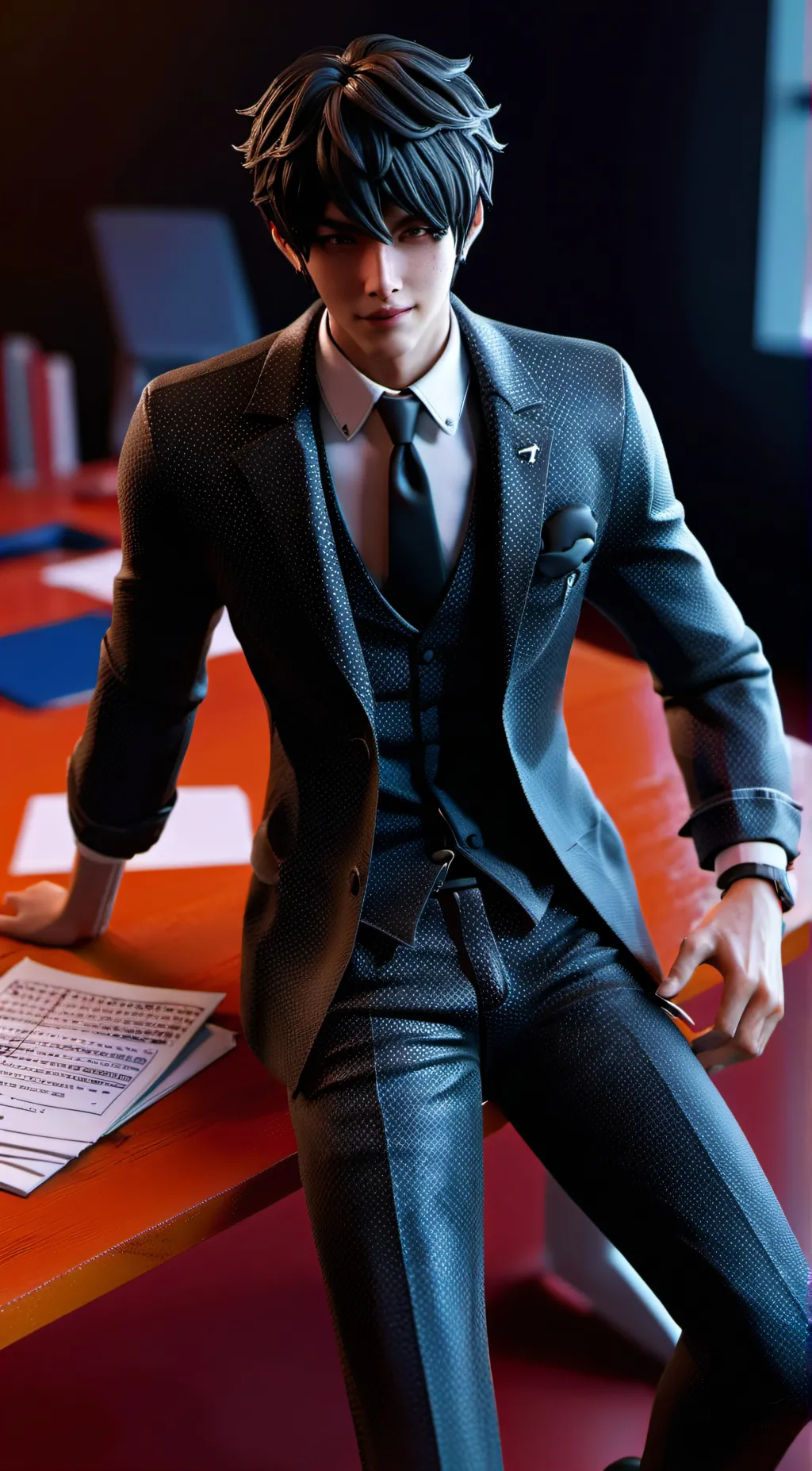 ai character: Professor Inkzo  background