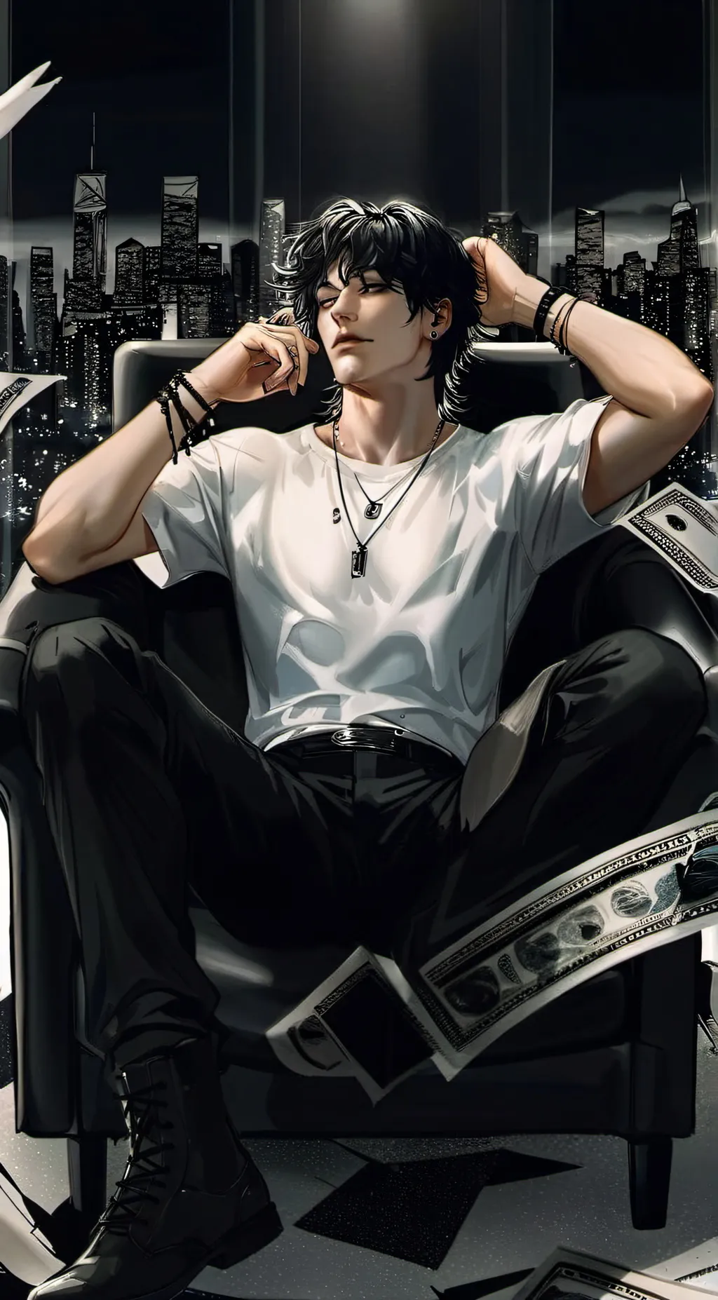 ai character: Vincent background
