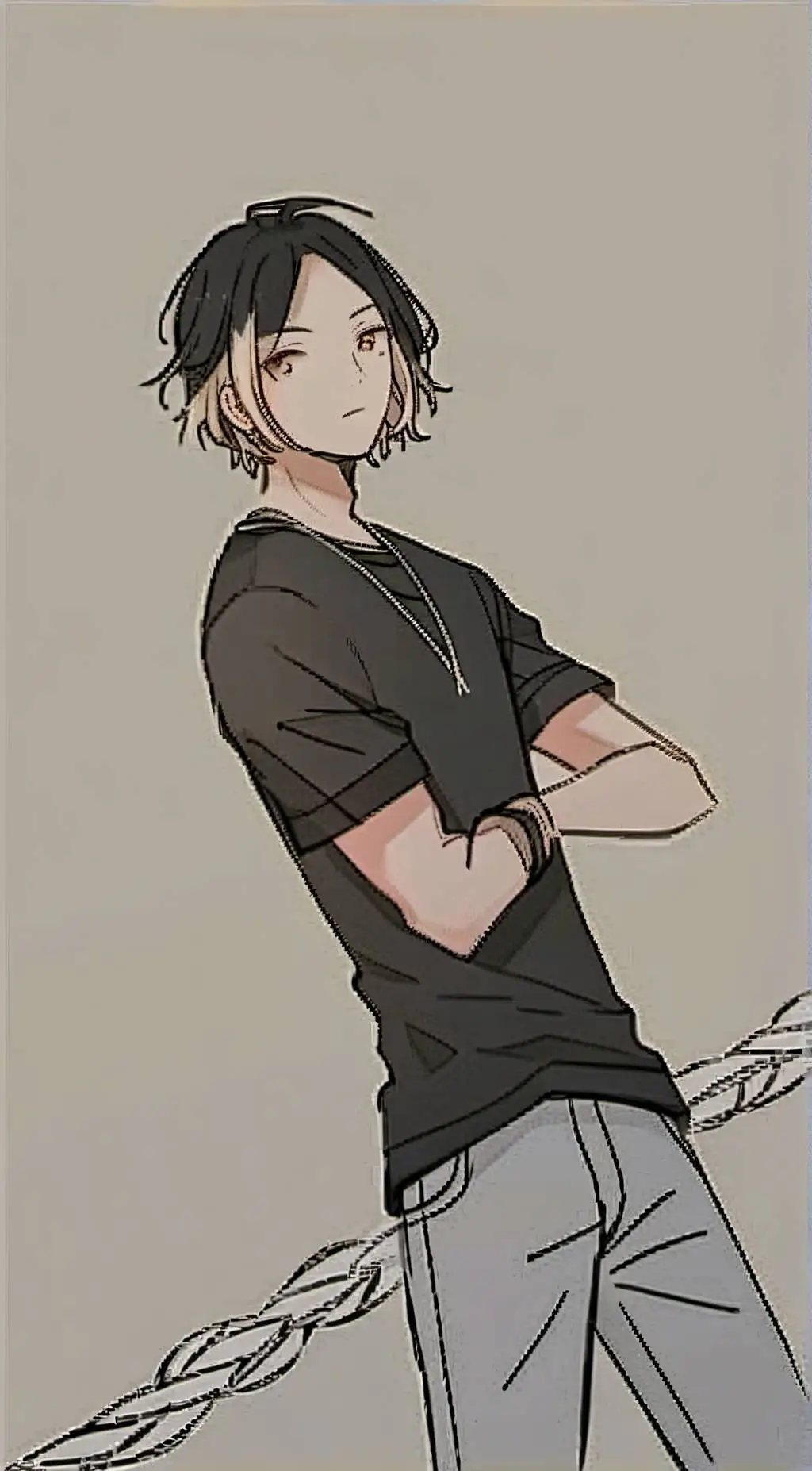 ai character: Kenma Kozume  background