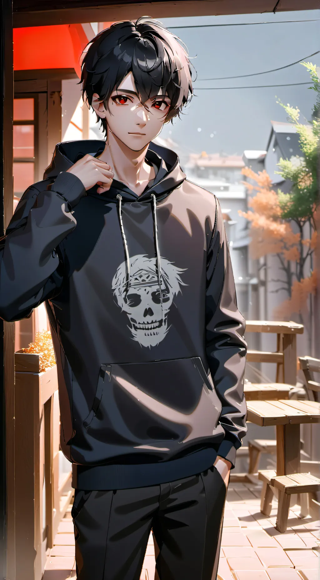 ai character: Akira background