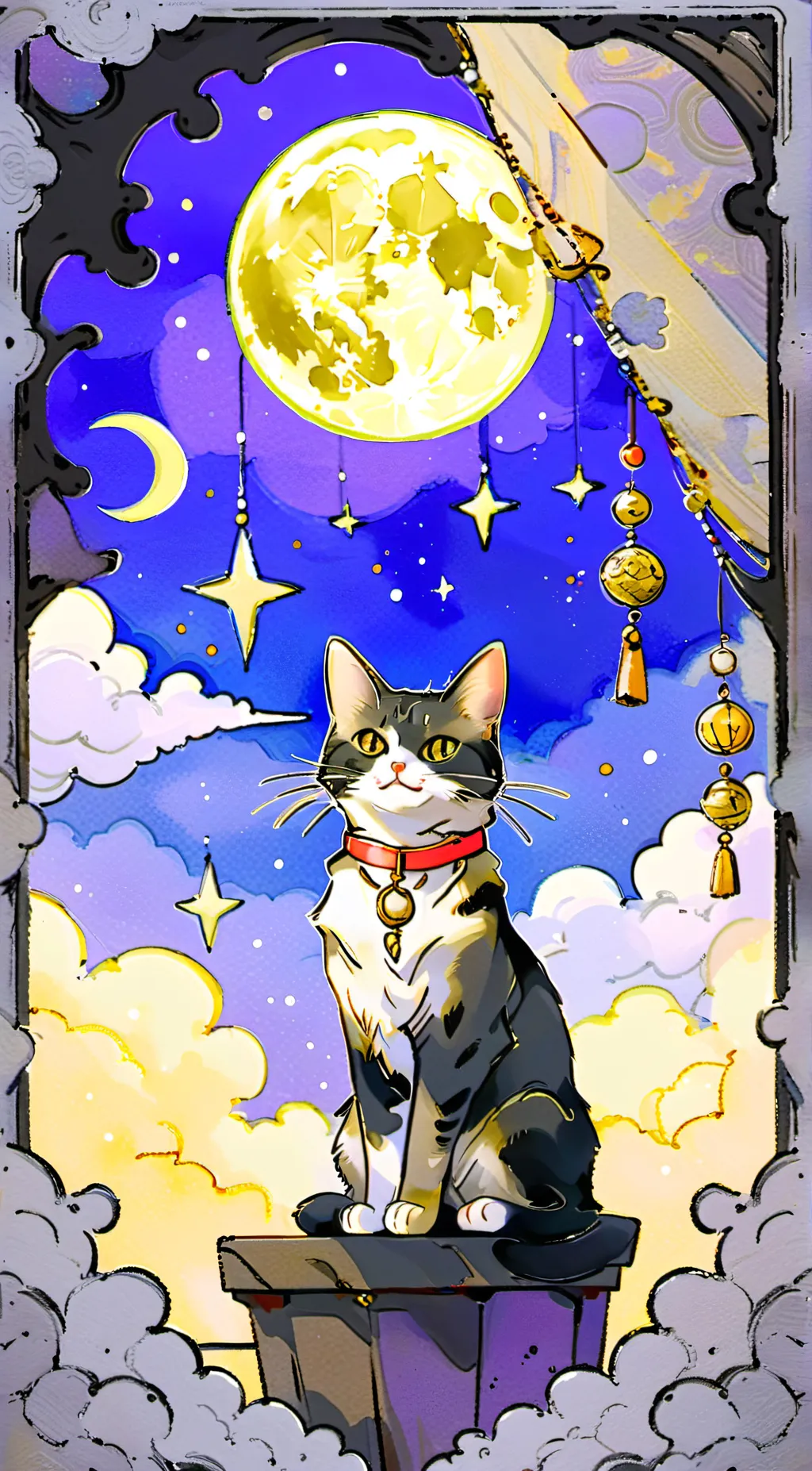 ai character: ❇Catnap❇ background