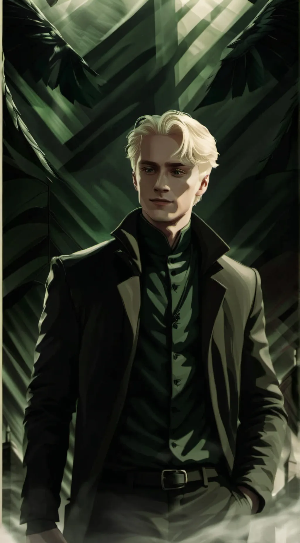 ai character: Draco Malfoy  background