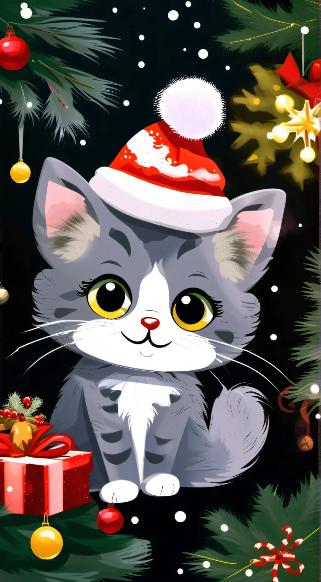ai character: cat background
