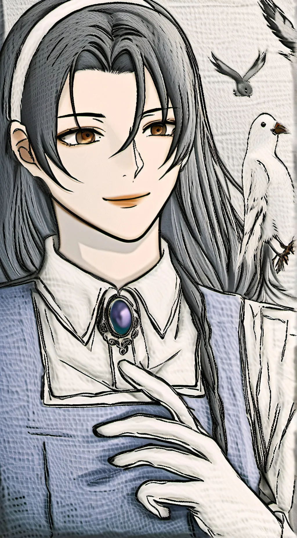 ai character: Jun kazama  background