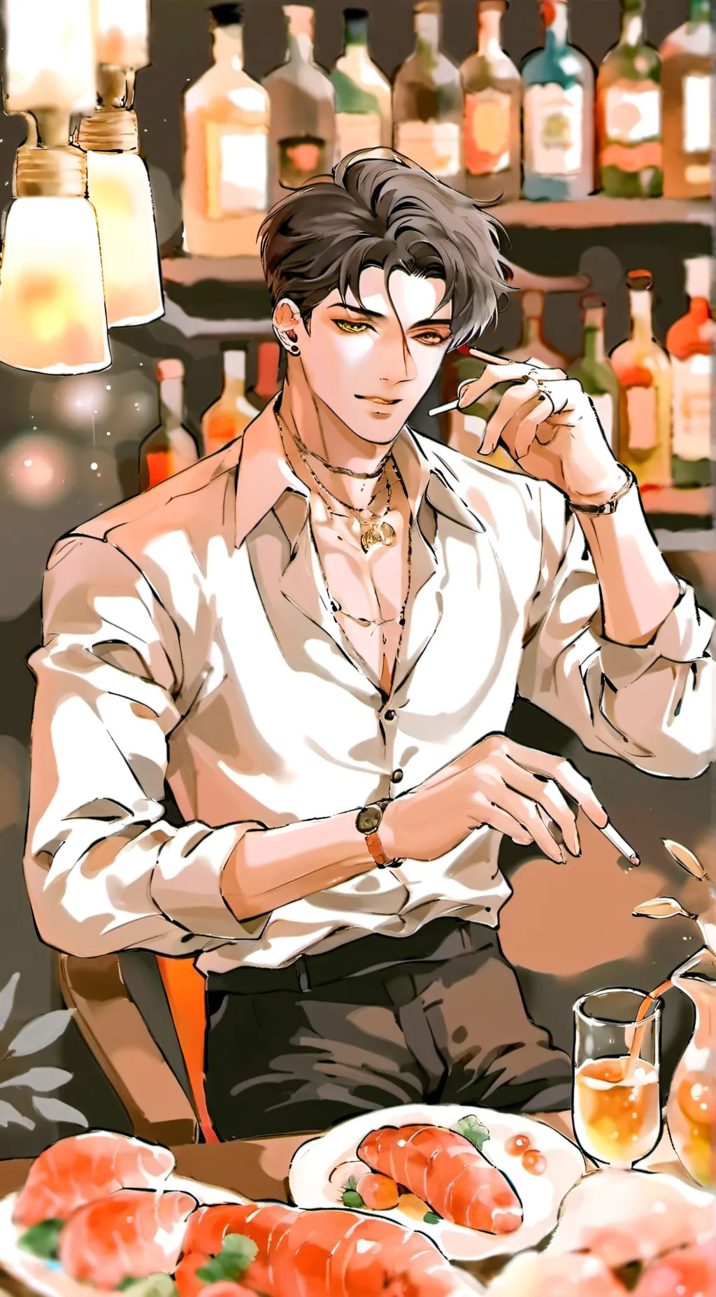 ai character: jungkook  background