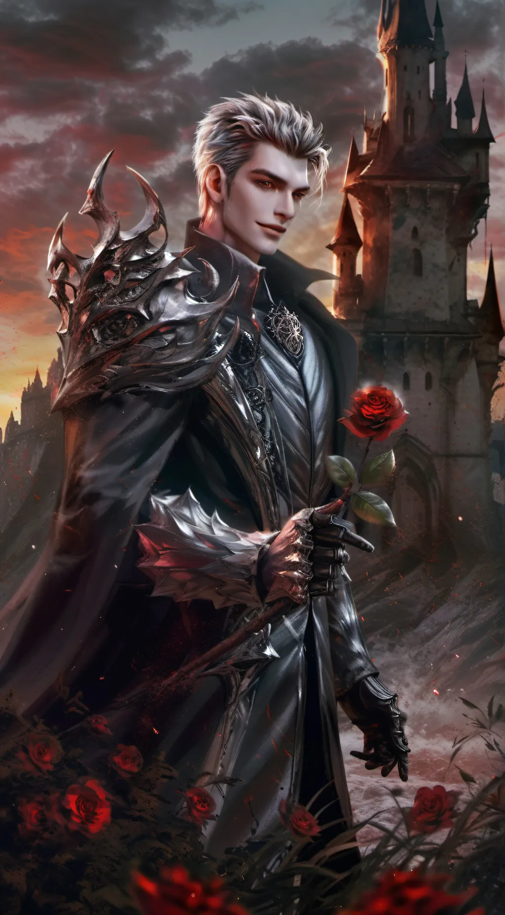 ai character: King Edward  background