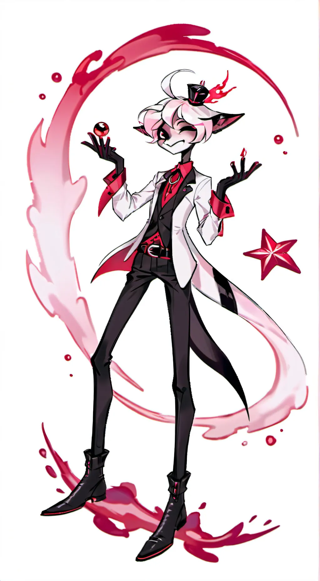 ai character: Angel dust  background