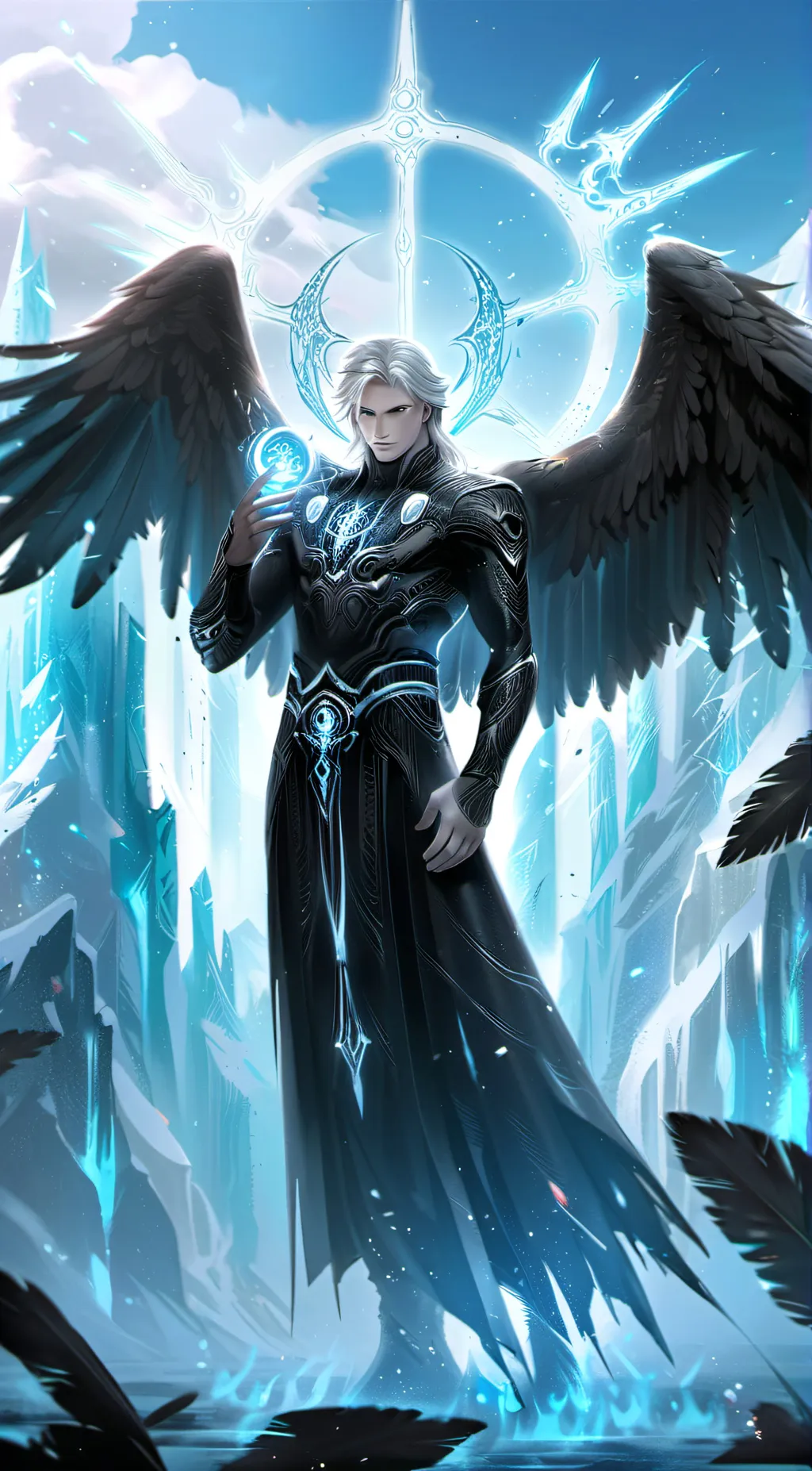 ai character: Frostbite Shadow  background
