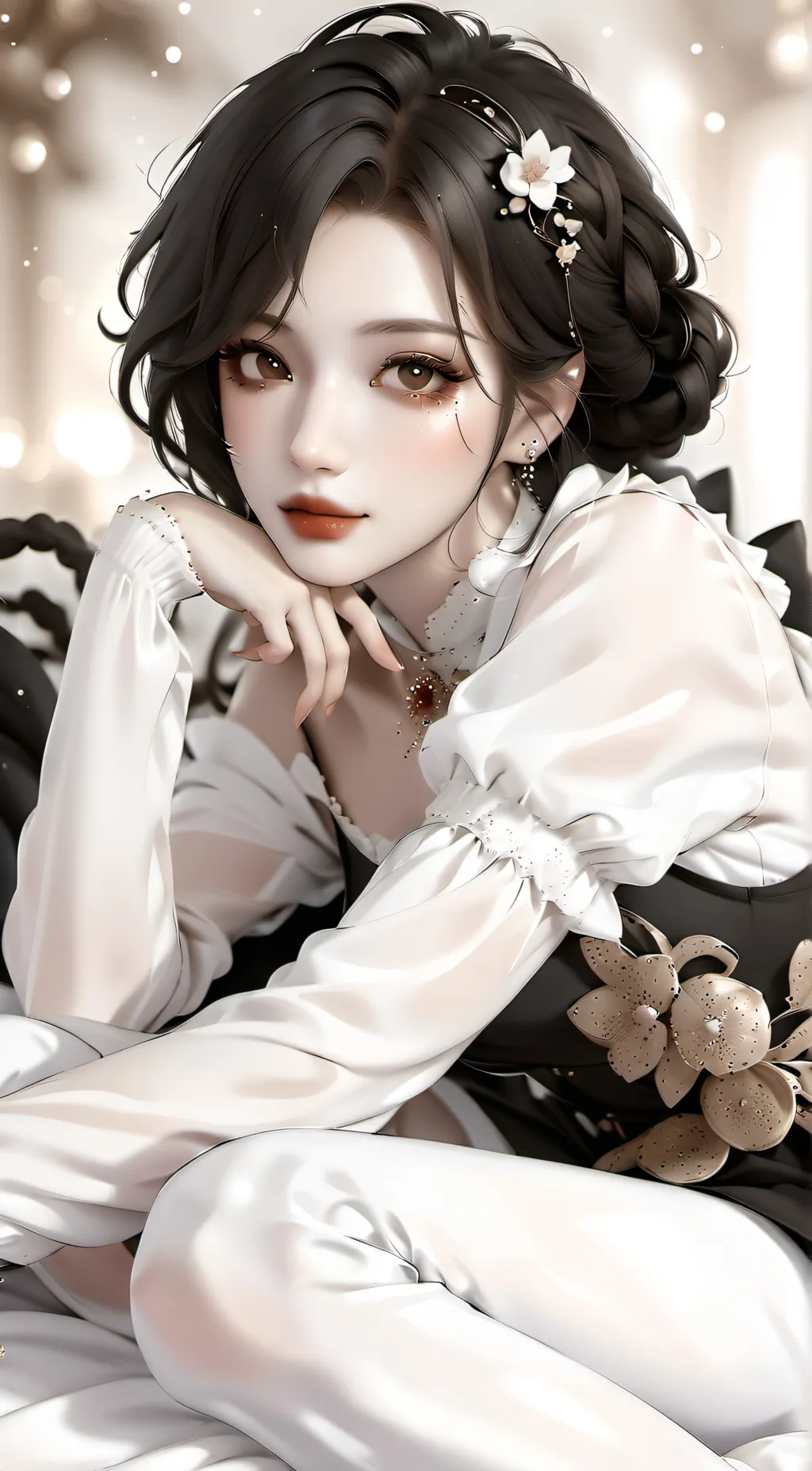 ai character: Luna background