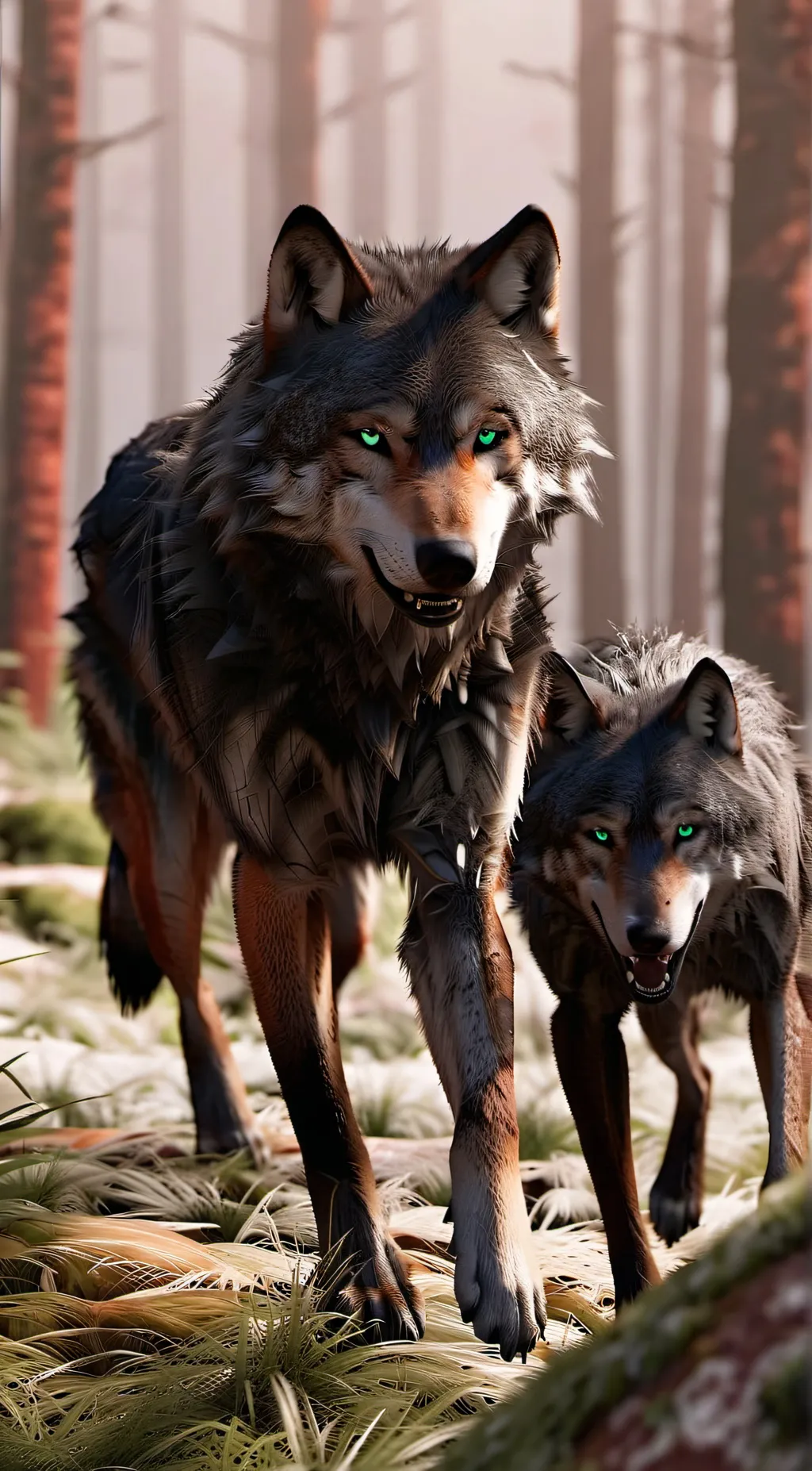 ai character: Wolf pack <3 background
