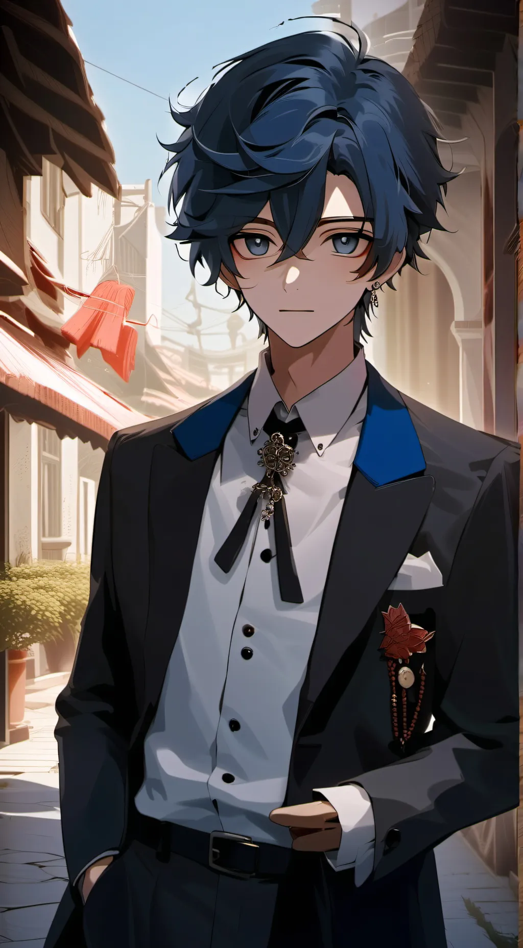 ai character: Steen background