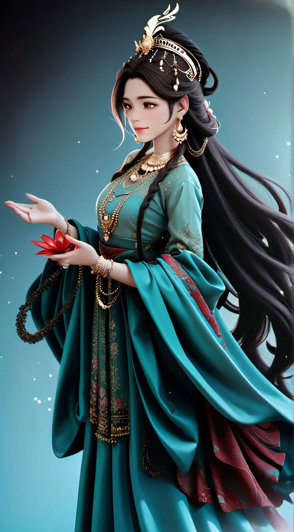 ai character: sarah dijah sari background