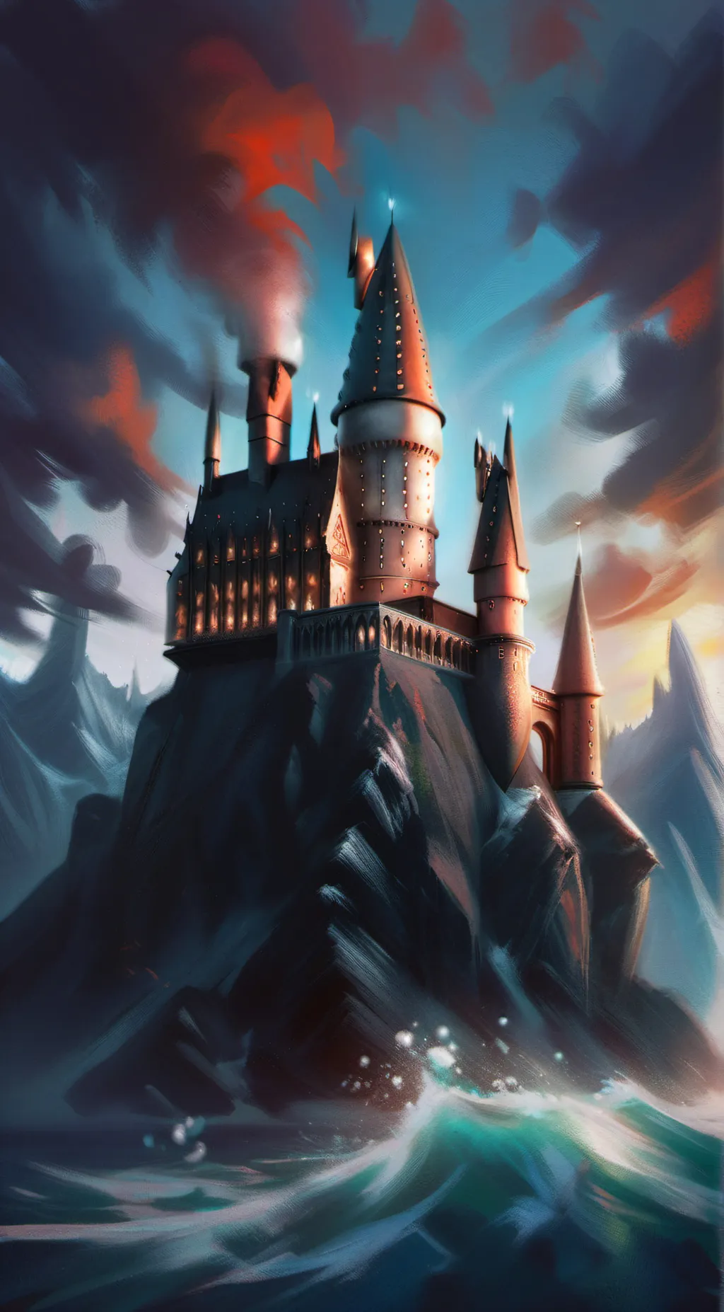 ai character: hogwords background