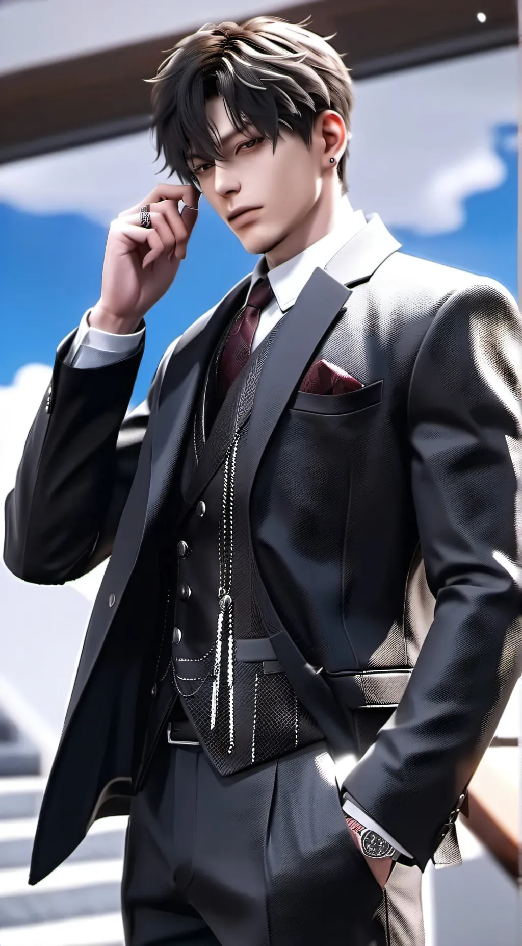 ai character: Blake background