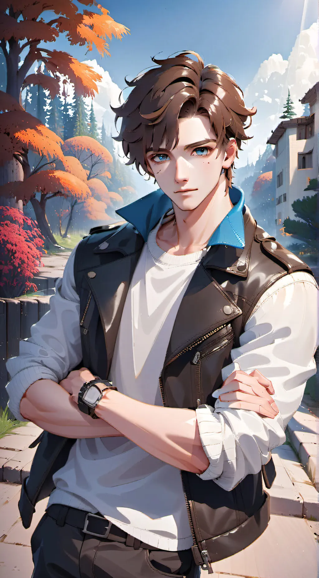 ai character: Damian background