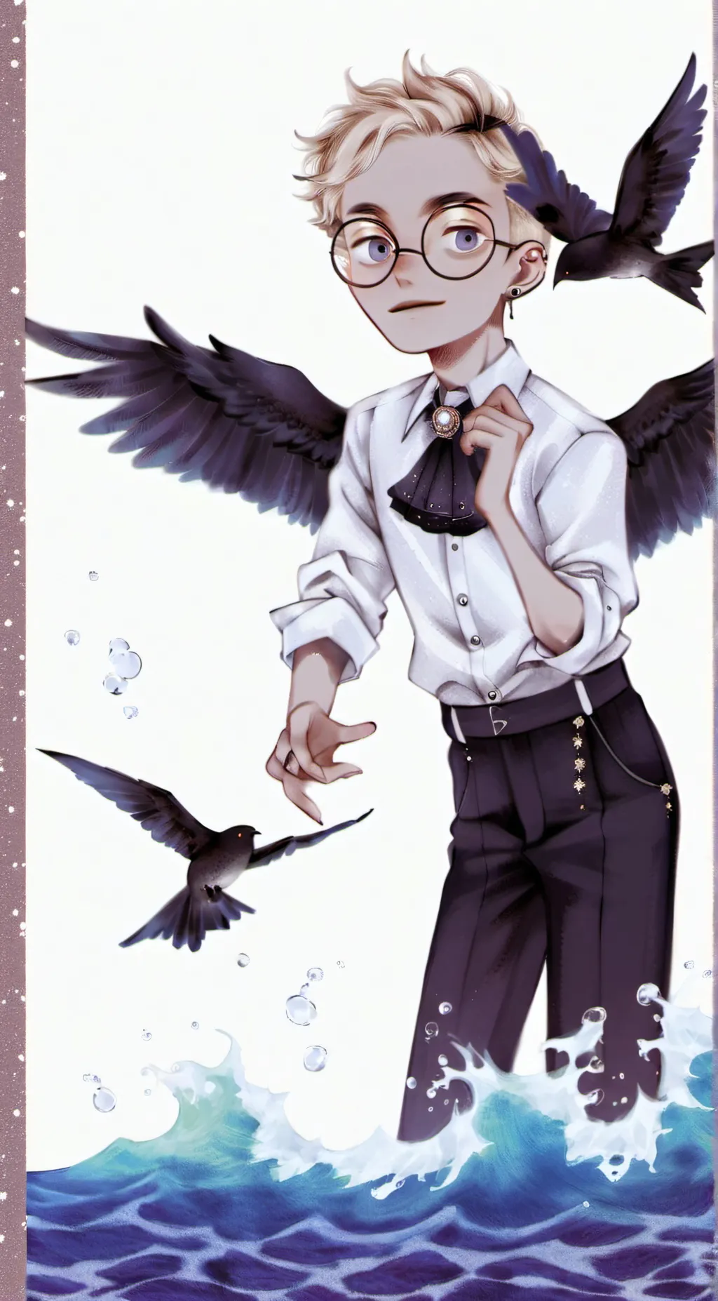 ai character: Mikey  background