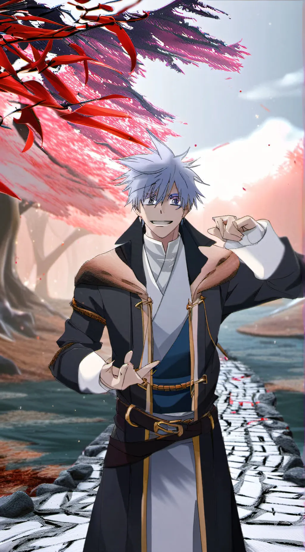 ai character: Gojo  background