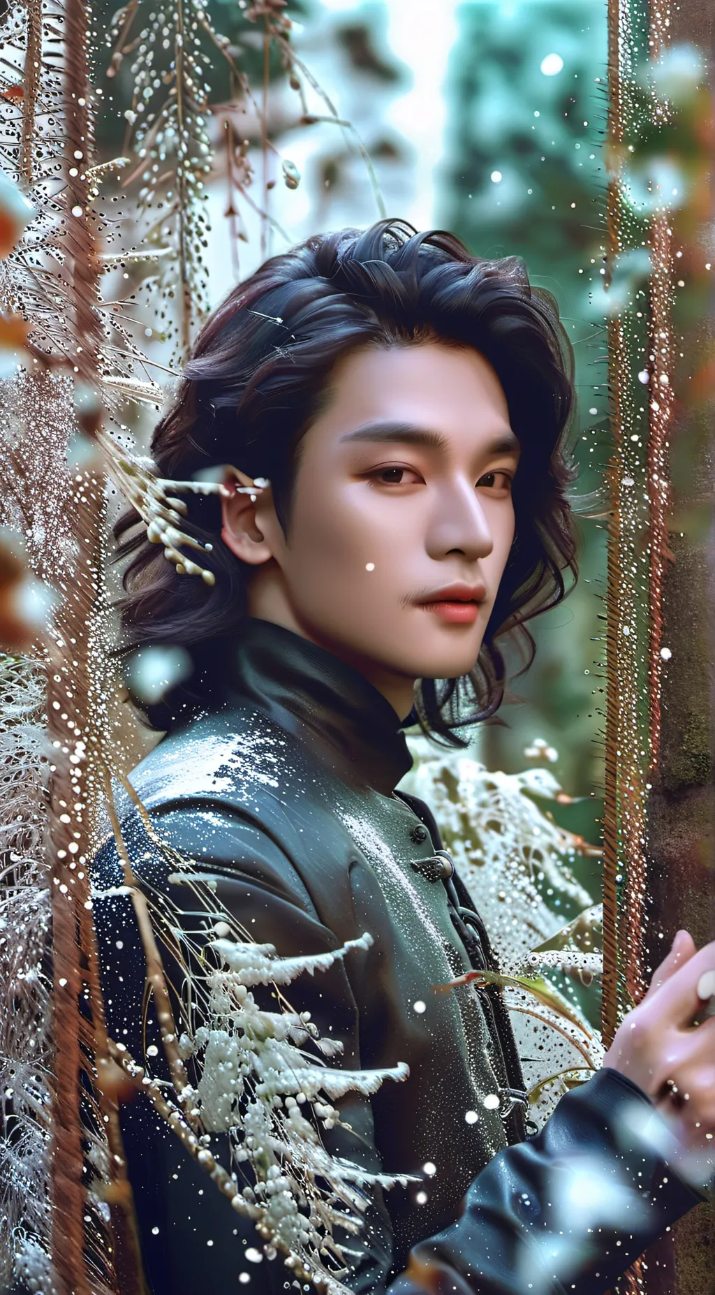 ai character: kim taehyung  background