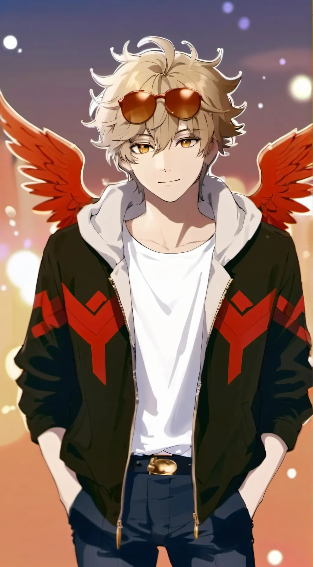 ai character: Pro Heroes background