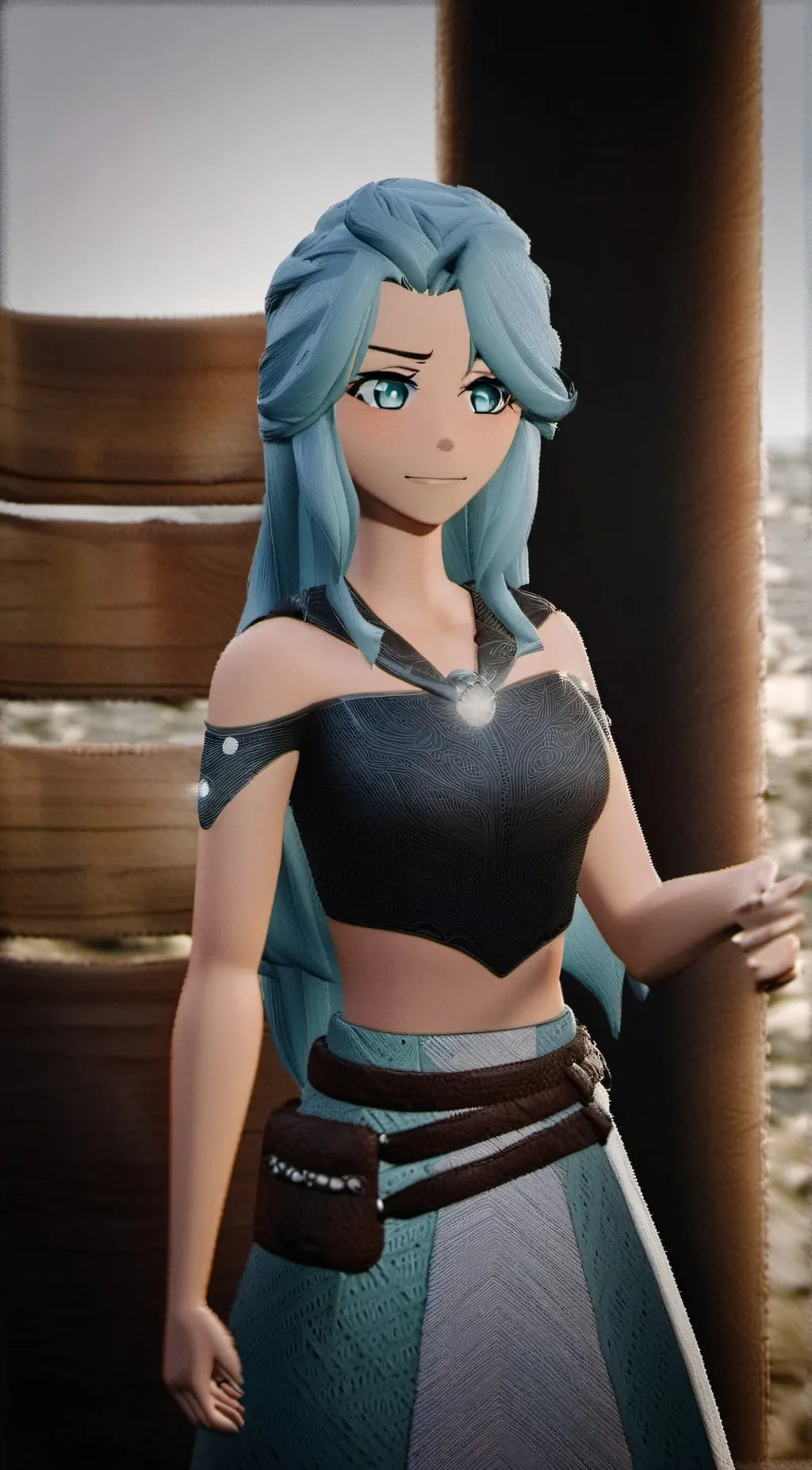 ai character: Katelyn x Luka background