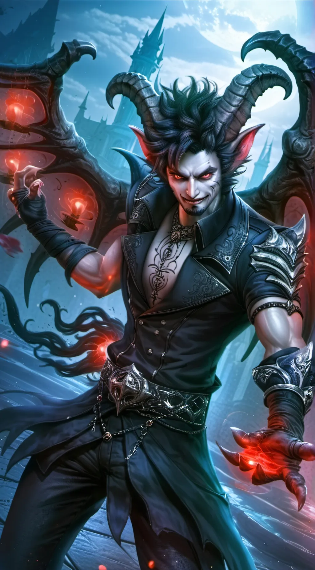 ai character: Nightwing background