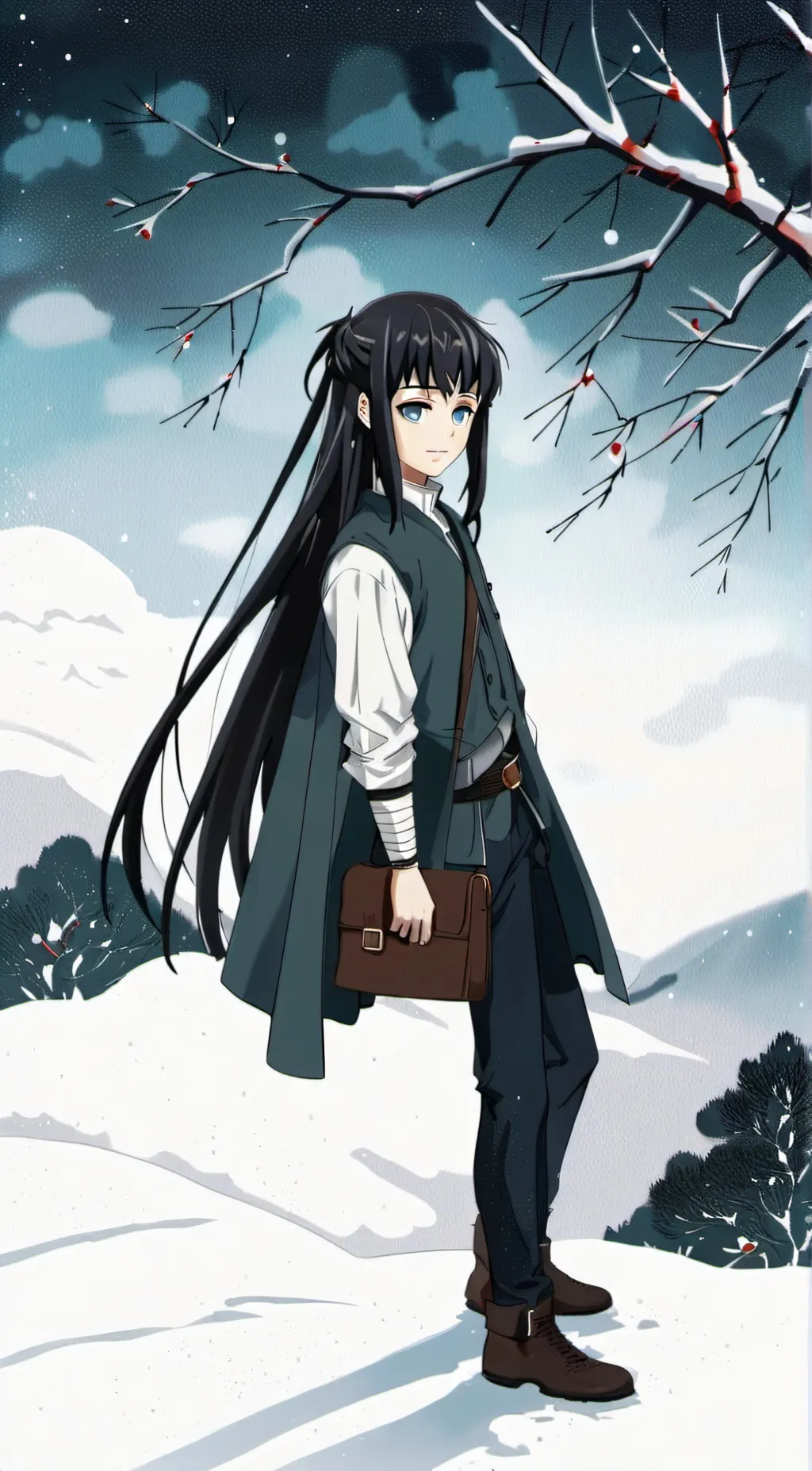 ai character: Eclipse HARSHIRAS background