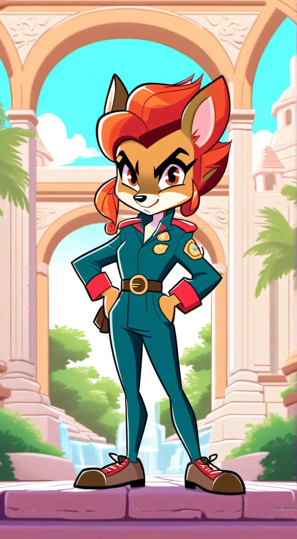 ai character: Alicia Acorn background