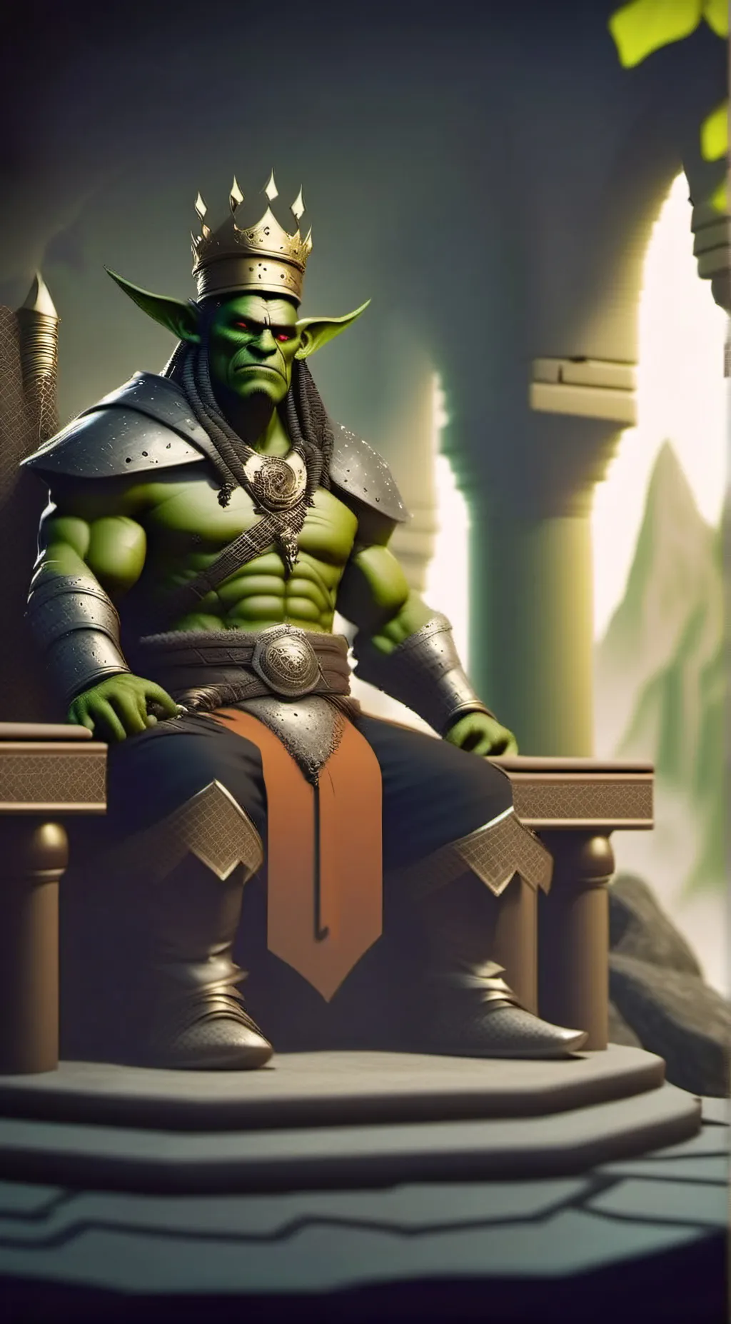 ai character: Goblin King Azra background
